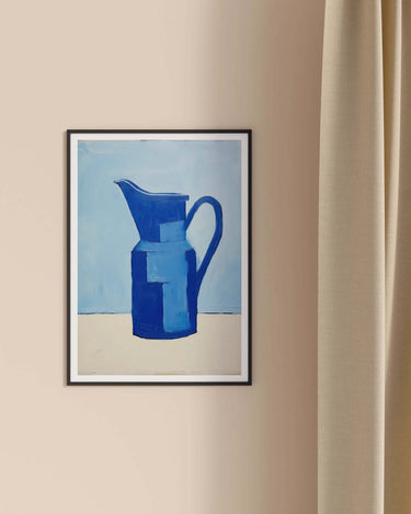 Blue Carafe Art No. 2 - Peintio