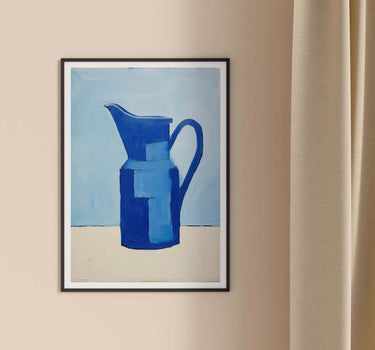 Blue Carafe Art No. 2 - Peintio