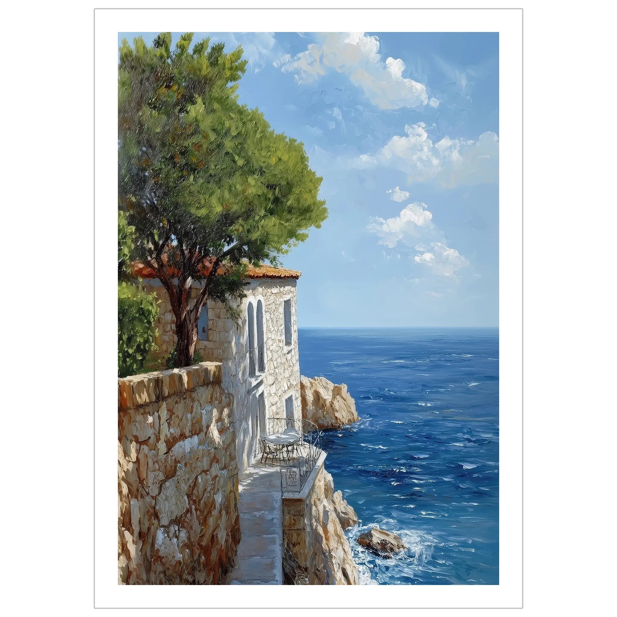 Balcon sur la mer