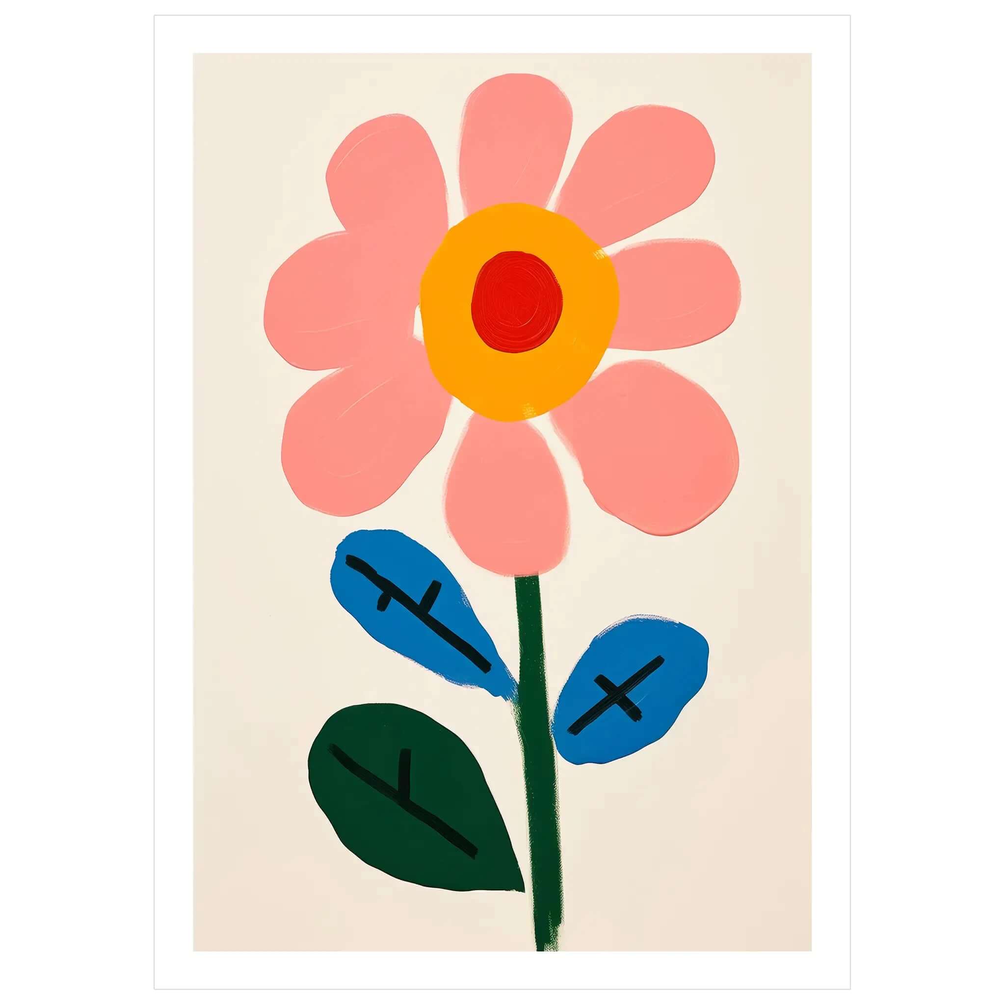 Bold Floral Art - Peintio