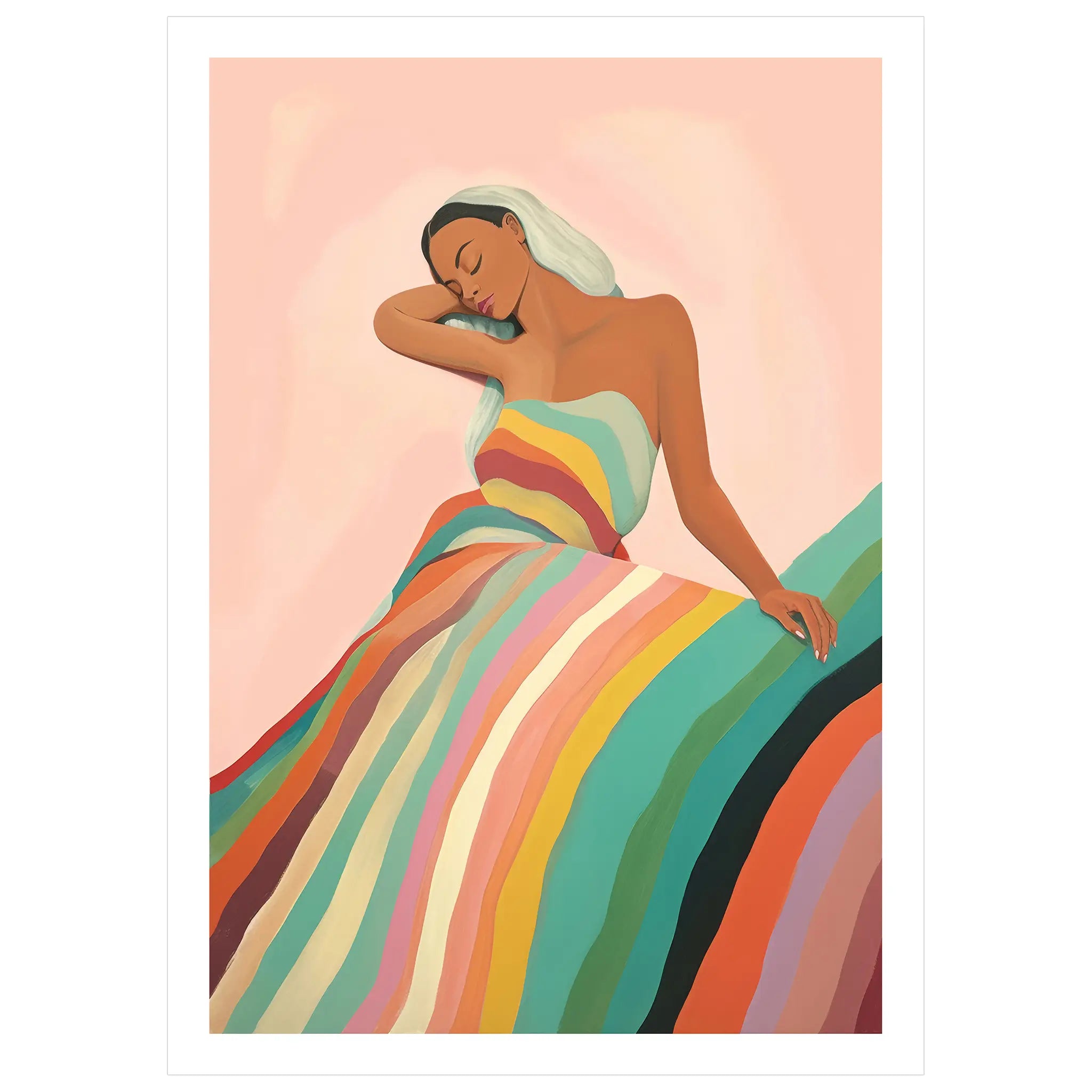 Colorful Dress Limited Edition - Peintio