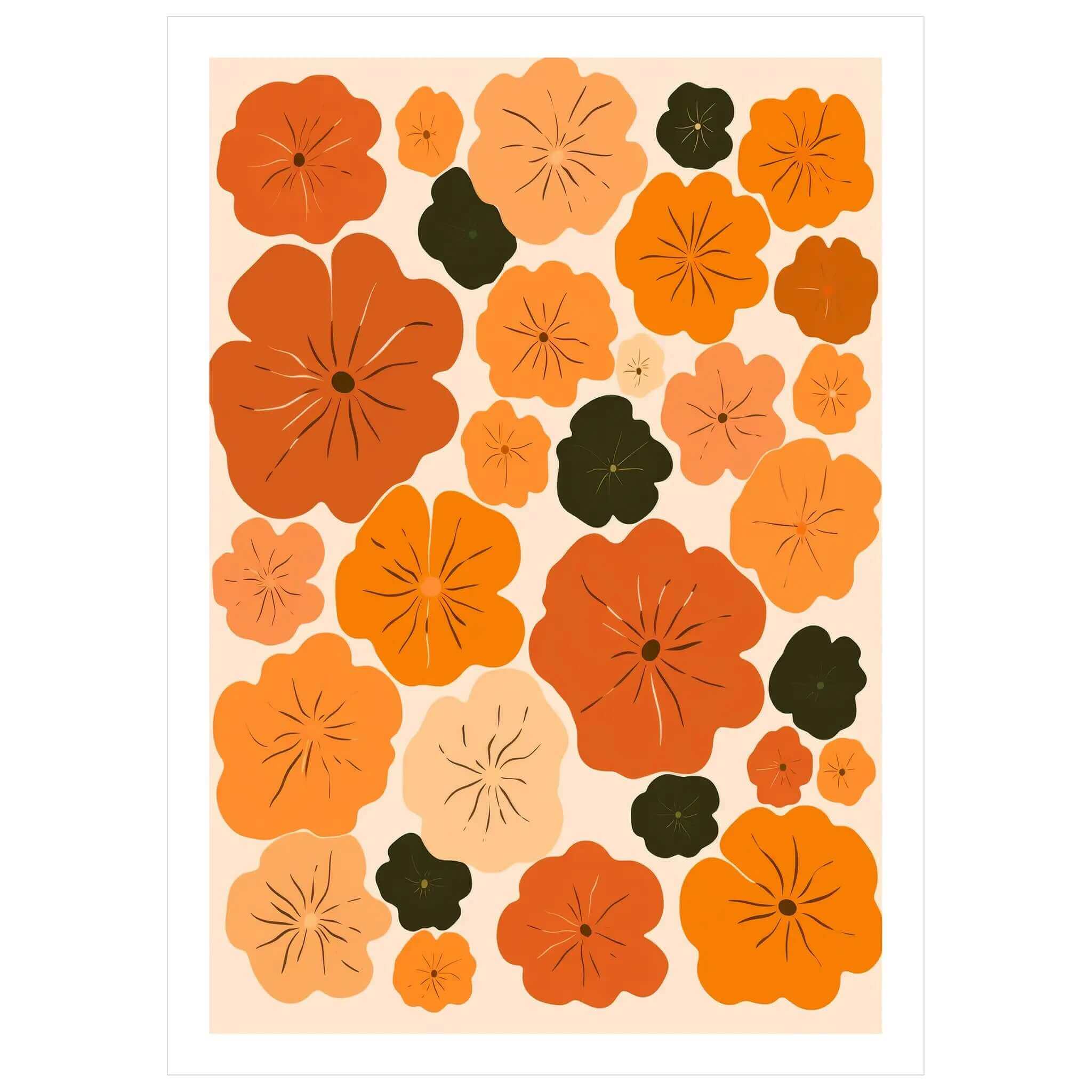 Flowers or Pumpkin - Peintio