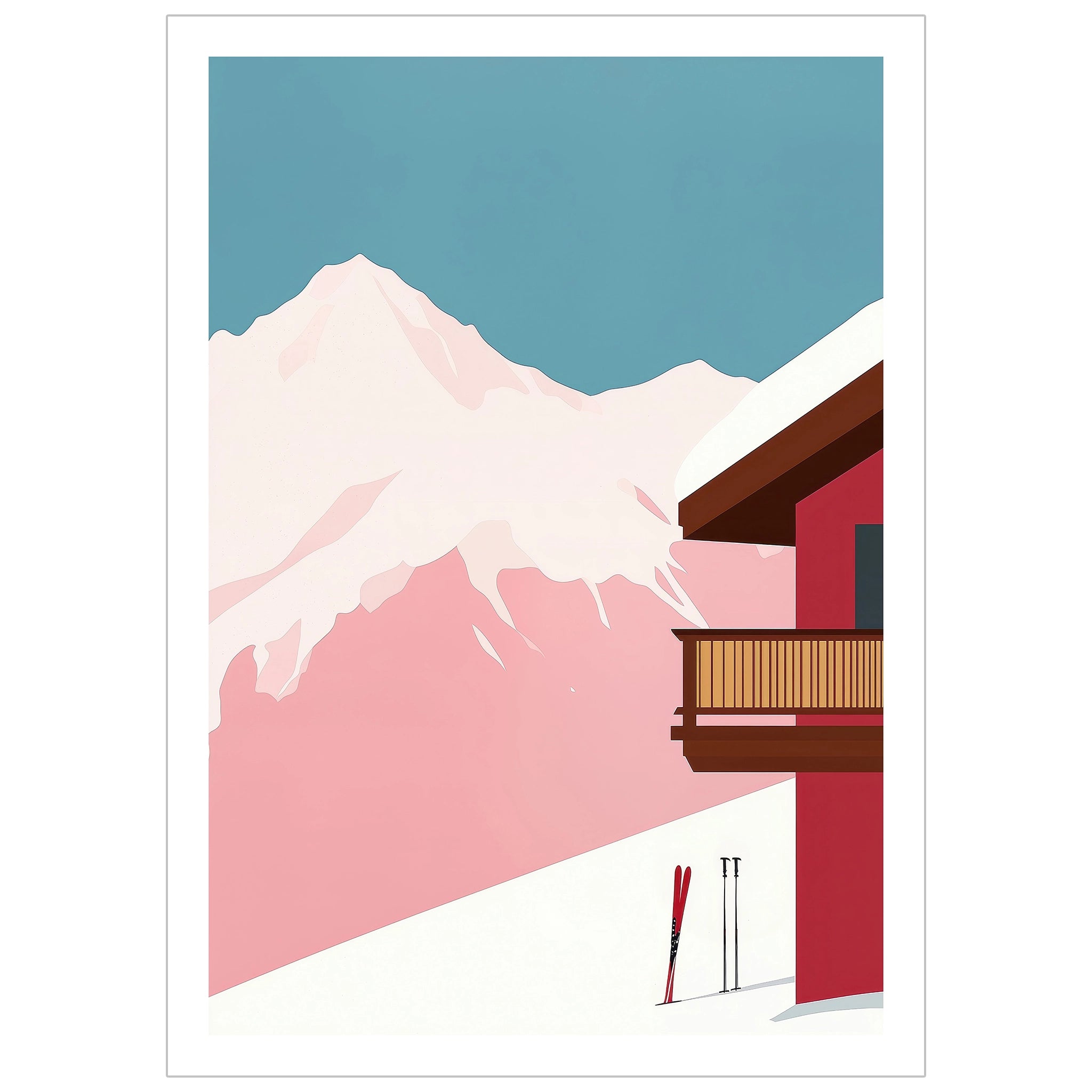 Pink mountain