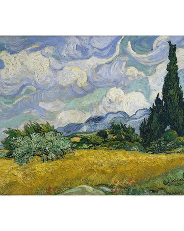 Vincent van Gogh - Wheat Field with Cypresses - Peintio